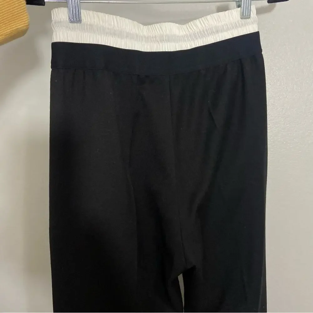 Sandro Wool Drawstring Pants Black Size 1 - Picture 6 of 9